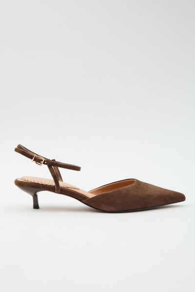 Slingback Dark Brown Donna