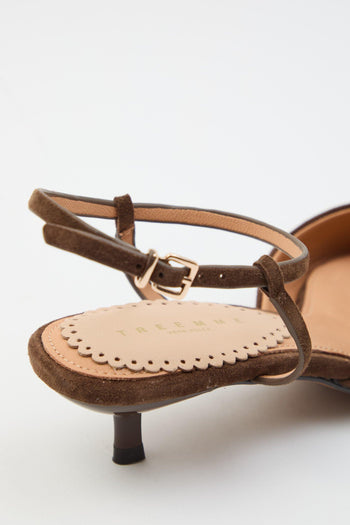 Slingback Dark Brown Donna - 2