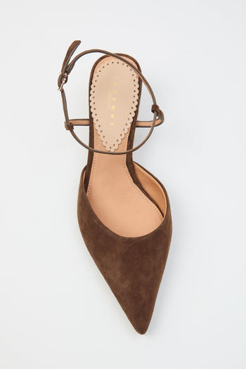 Slingback Dark Brown Donna - 3