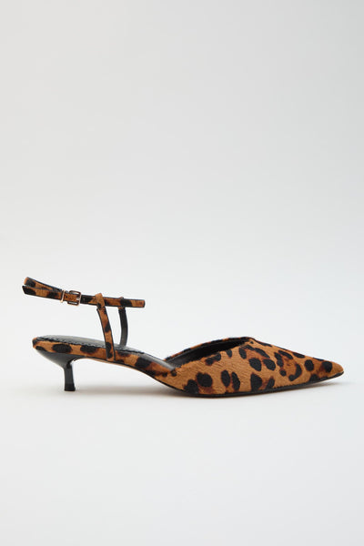 Slingback Leopard Donna
