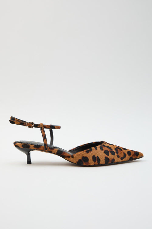 Slingback Leopard Donna