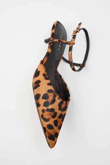 Slingback Leopard Donna - 4