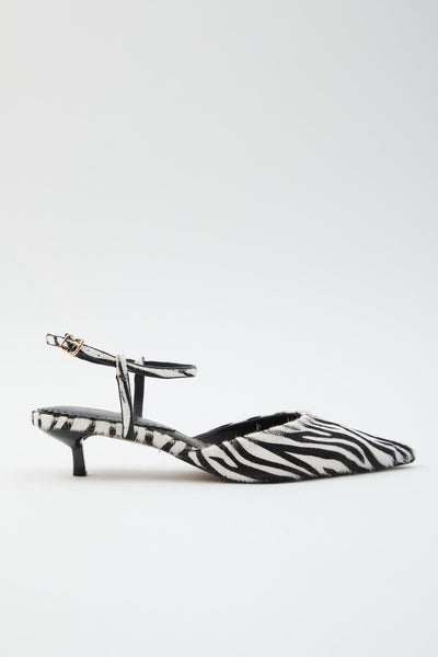 Slingback Zebra Donna