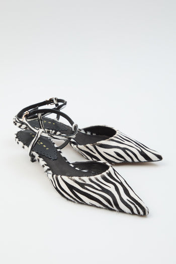 Slingback Zebra Donna - 5