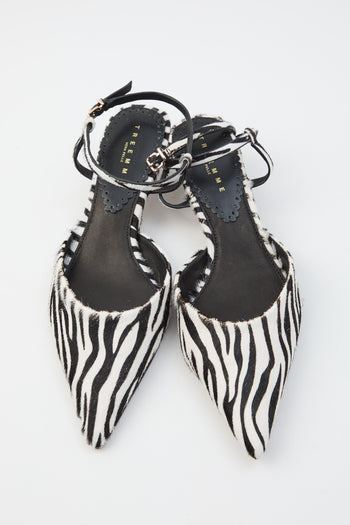 Slingback Zebra Donna - 7