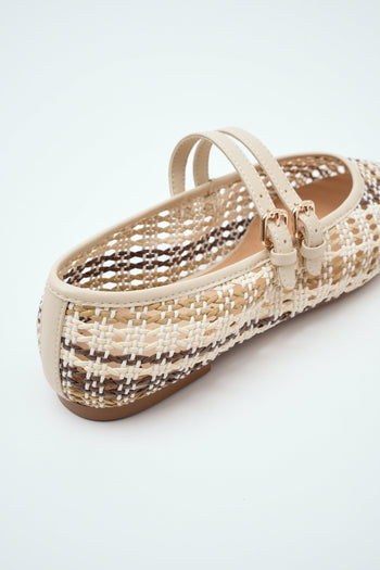 Ballerina Beige Donna - 5