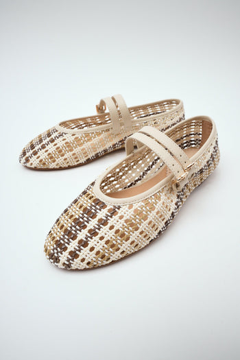 Ballerina Beige Donna - 6