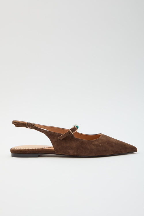 Slingback Dark Brown Donna