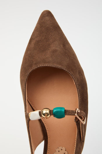 Slingback Dark Brown Donna - 5