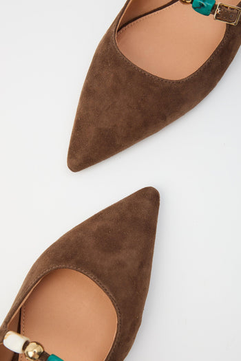 Slingback Dark Brown Donna - 6