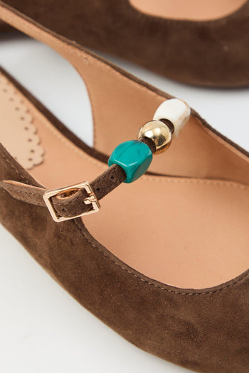 Slingback Dark Brown Donna - 7