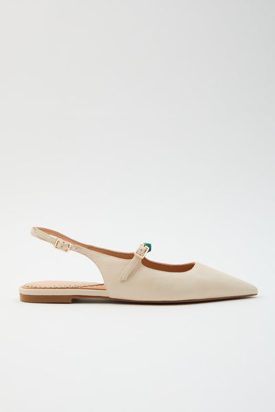 Slingback Off White Donna
