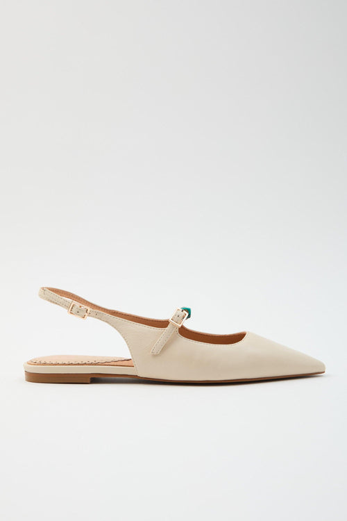Slingback Off White Donna