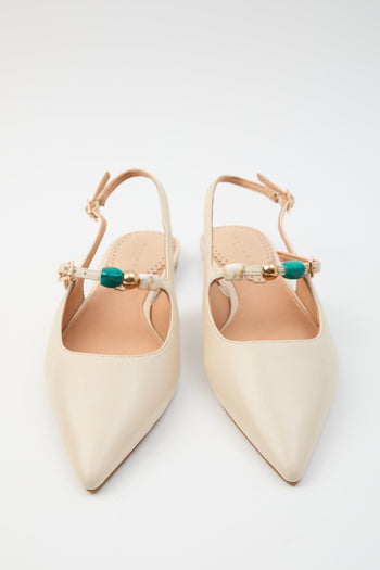 Slingback Off White Donna - 4