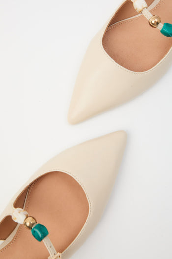 Slingback Off White Donna - 5