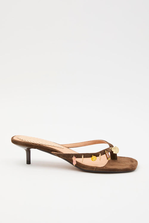 Infradito Dark Brown Donna
