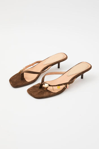 Infradito Dark Brown Donna - 2