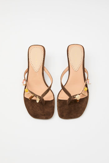 Infradito Dark Brown Donna - 3
