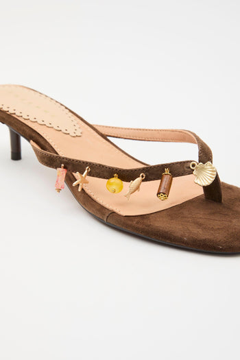 Infradito Dark Brown Donna - 5