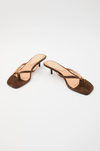 Infradito Dark Brown Donna - 6