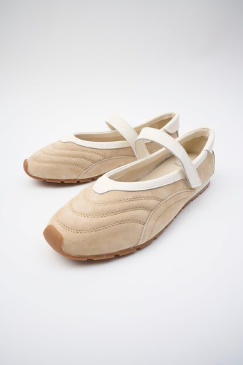 Sneaker Beige Donna - 7