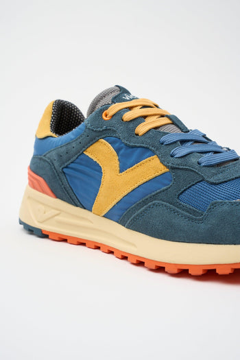 Sneaker Azul Uomo - 4