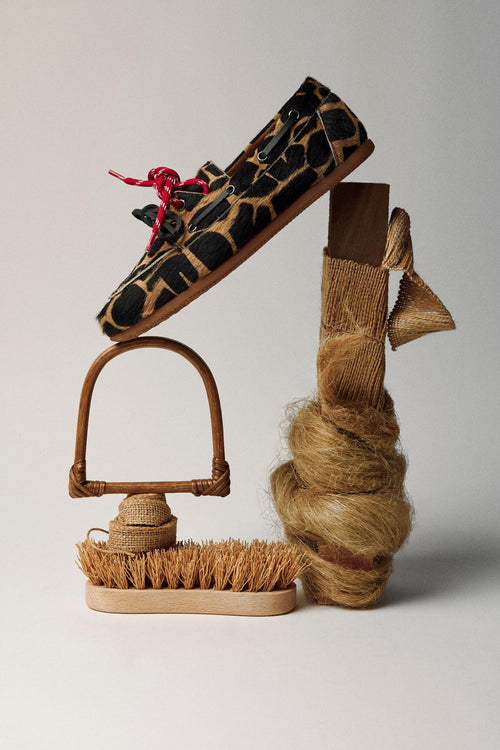 Stringata Giraffa/cappuccio Donna