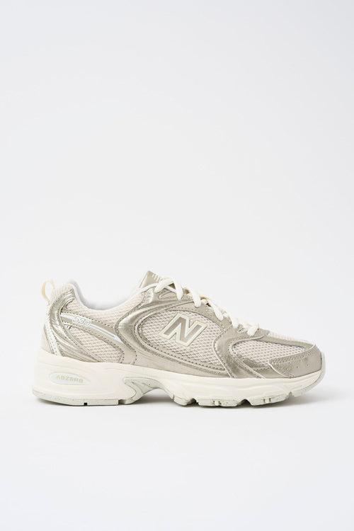 Sneaker Gold Metallic/linen Donna