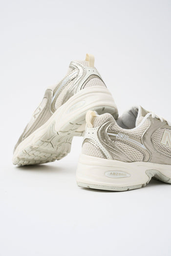 Sneaker Gold Metallic/linen Donna - 4