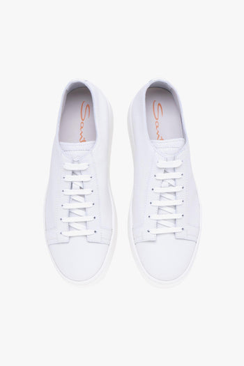 Sneaker in pelle bottalata - 5