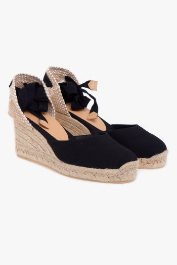 Espadrillas Carina/6 in canvas con zeppa 70 mm - 2