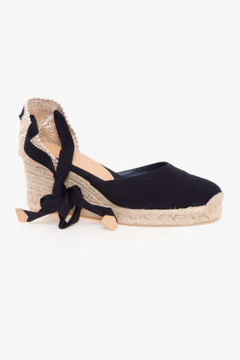 Espadrillas Carina/6 in canvas con zeppa 70 mm - 4