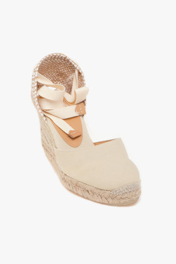 Espadrillas Carina/6 in canvas con zeppa 70 mm - 4