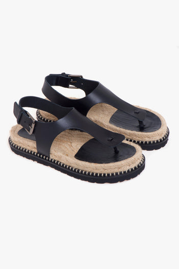 , sandalo infradito "Tokio" in pelle - 2