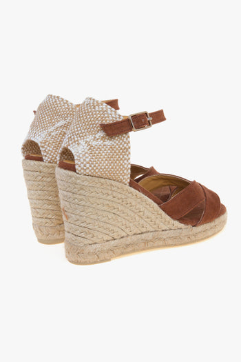 Sandalo espadrilla BRUNA/8 in canvas con zeppa in corda - 3