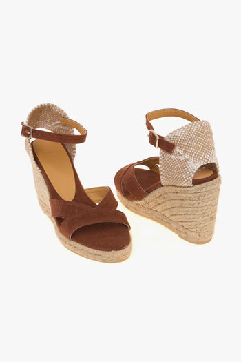 Sandalo espadrilla BRUNA/8 in canvas con zeppa in corda - 4