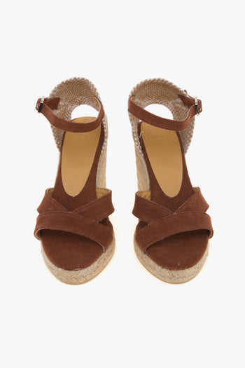 Sandalo espadrilla BRUNA/8 in canvas con zeppa in corda - 5