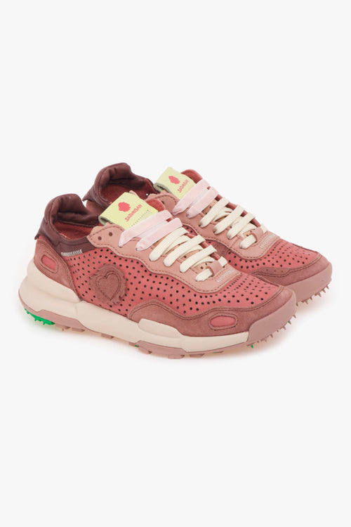 Sneaker "Chacrona Laser Premium" in pelle forata e camoscio - 2