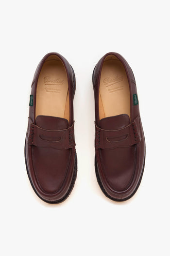 Mocassino "Reims" in pelle oliata con suola in gomma - 5