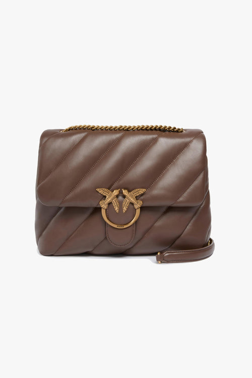 Borsa Love Big Puff in nappa trapuntata