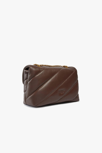 Borsa a spalla Classic Love Bag Puff Maxi Quilt in pelle - 2