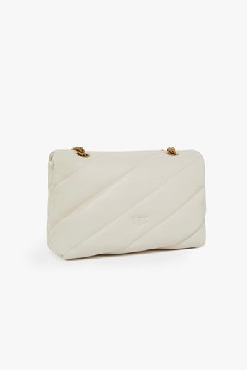 Borsa a spalla Classic Love Bag Puff Maxi Quilt in pelle - 2