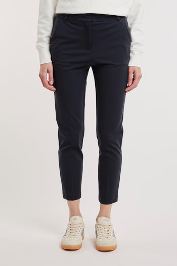 Pantalone a sigaretta in viscosa punto stoffa - 2