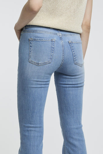 Jeans a zampa in denim stretch - 5