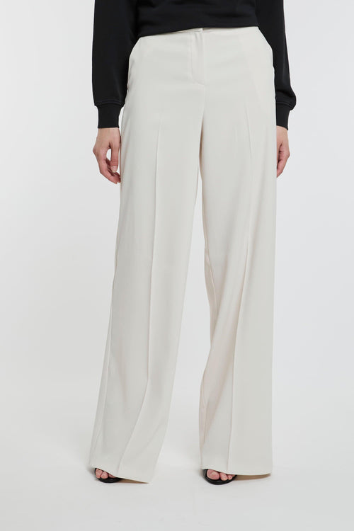 Pantalone a palazzo in tessuto stretch