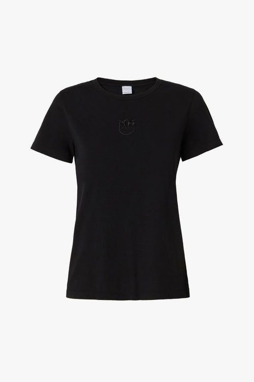 T-shirt in jersey di cotone con logo