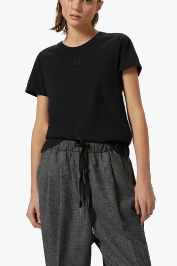 T-shirt in jersey di cotone con logo - 2