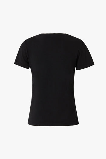 T-shirt in jersey di cotone con logo - 3