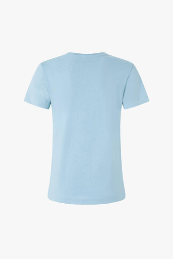 T-shirt in cotone con logo ricamato - 3