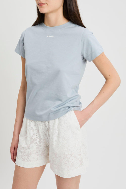 T-shirt in cotone con logo